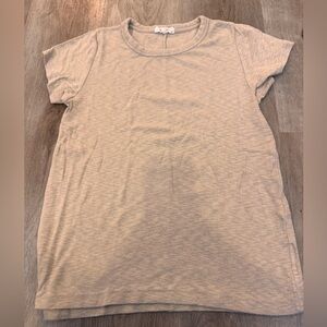 Rag and bone slub tee - size medium - color light tan - great condition
